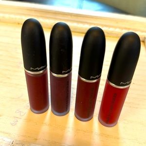 4 MAC powder kiss Lip Colour